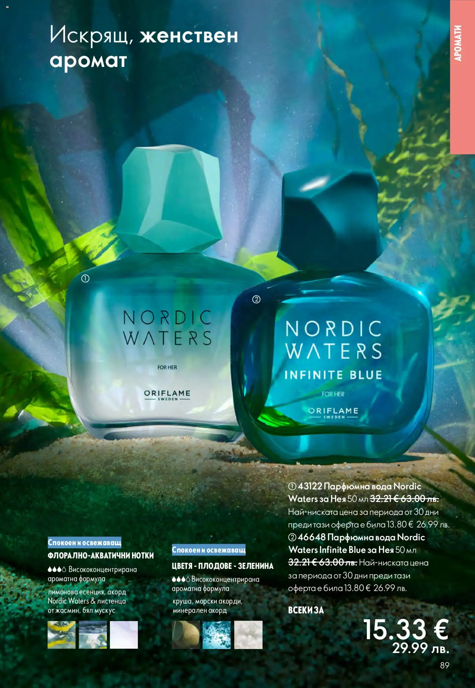 {H1} | Страница: 89 | Продукти: Вода, Плодове, Аромат