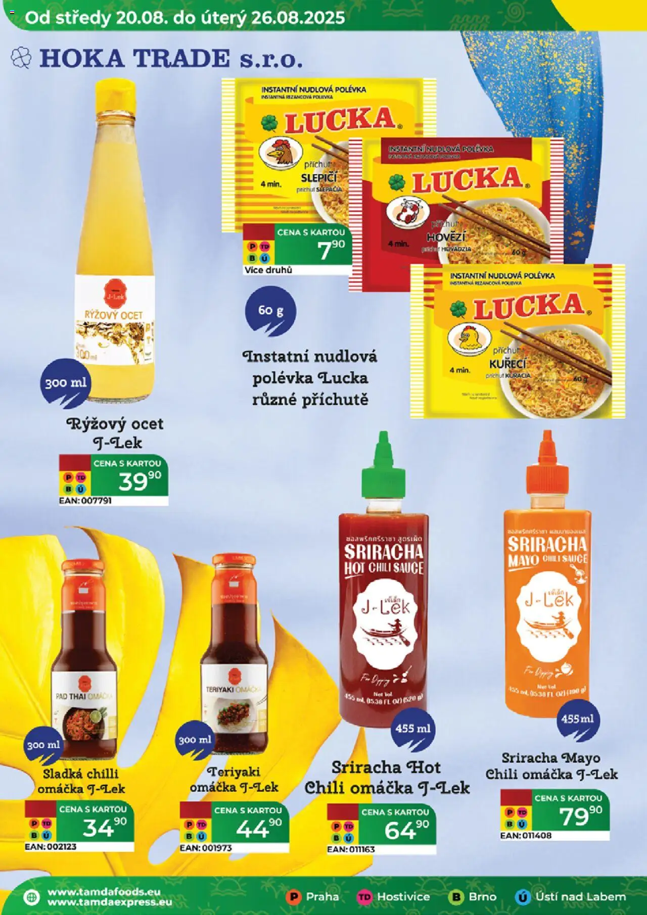 Tamda Foods leták od 20.08.2025 | Strana: 44 | Produkty: Hovězí, Ocet, Sriracha mayo, Teriyaki omáčka