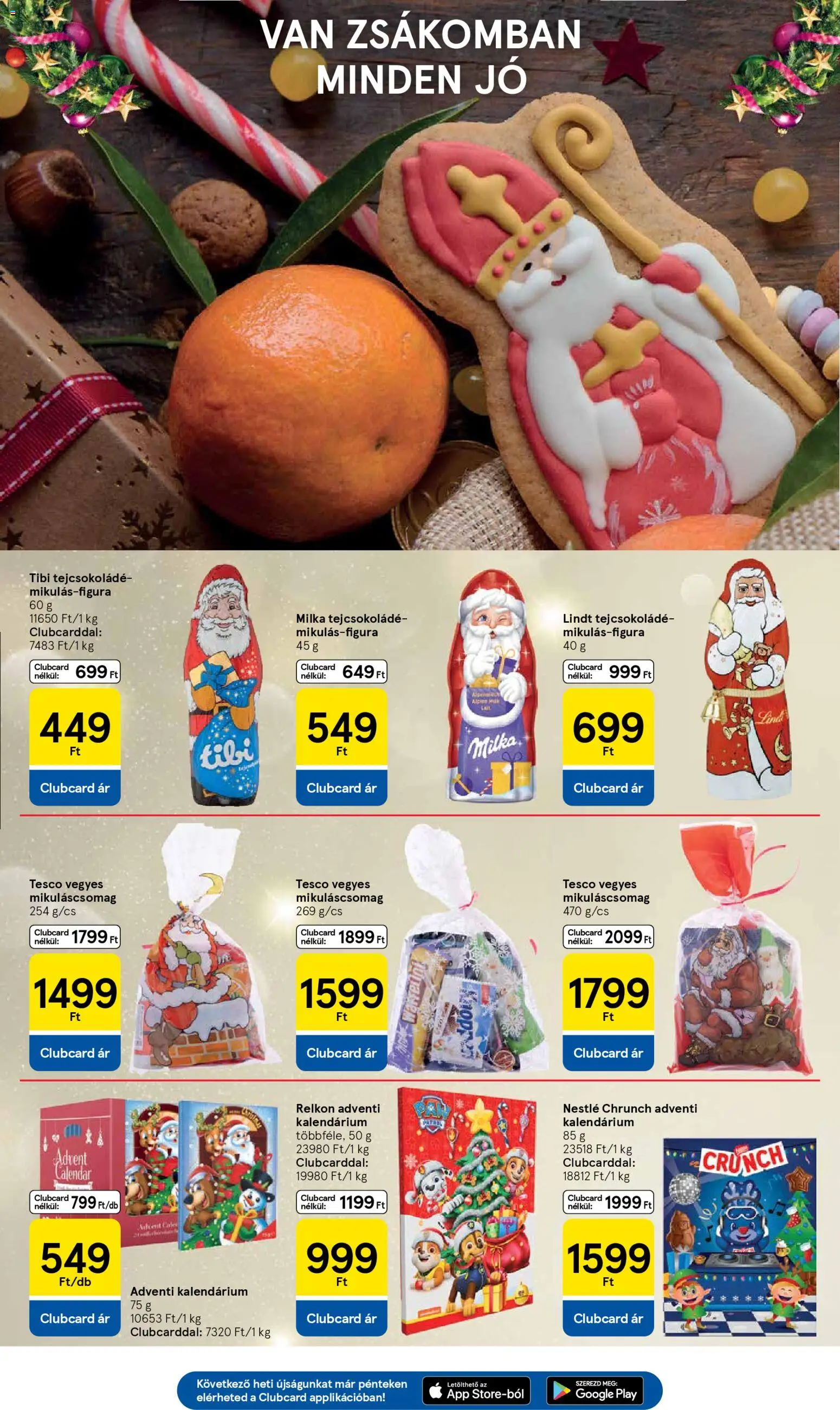 Tesco akciós ujság - amely érvényes a következő dátumtól: 06.11.2025 | Oldal: 11 | Termékek: Tejcsokoládé