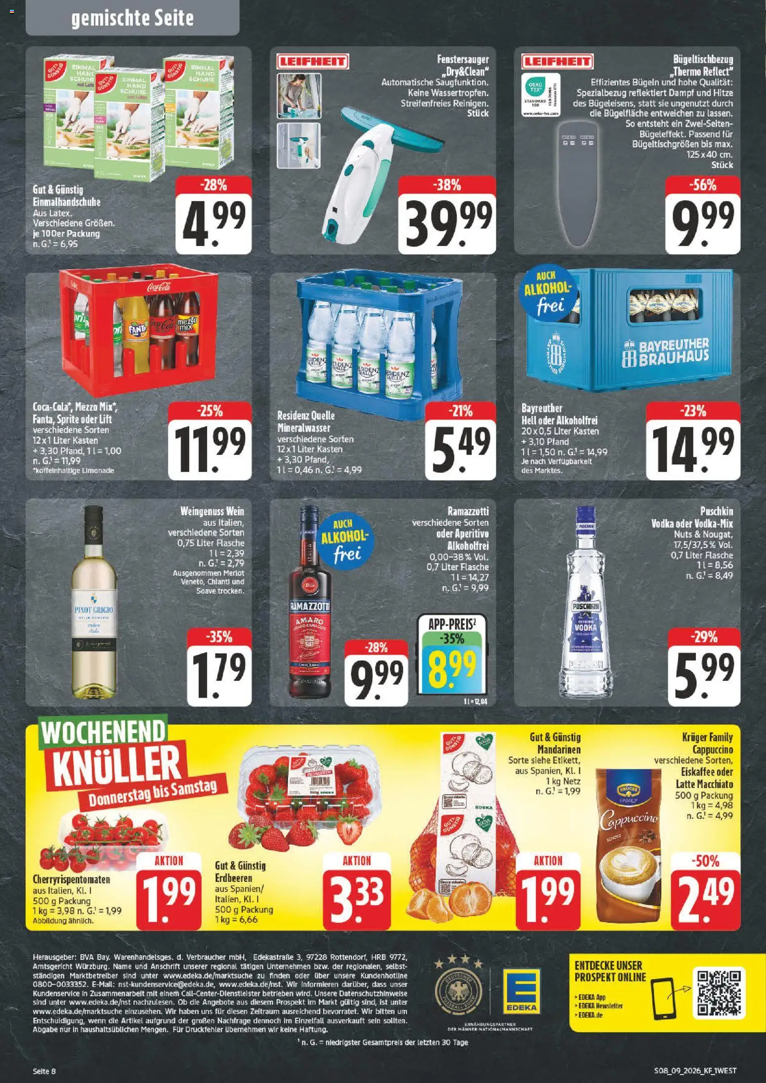 nah & gut Prospekt 	 – gültig ab 23.02.2026 | Seite: 8 | Produkte: Mezzo mix, Coca cola, Sprite, Ramazzotti