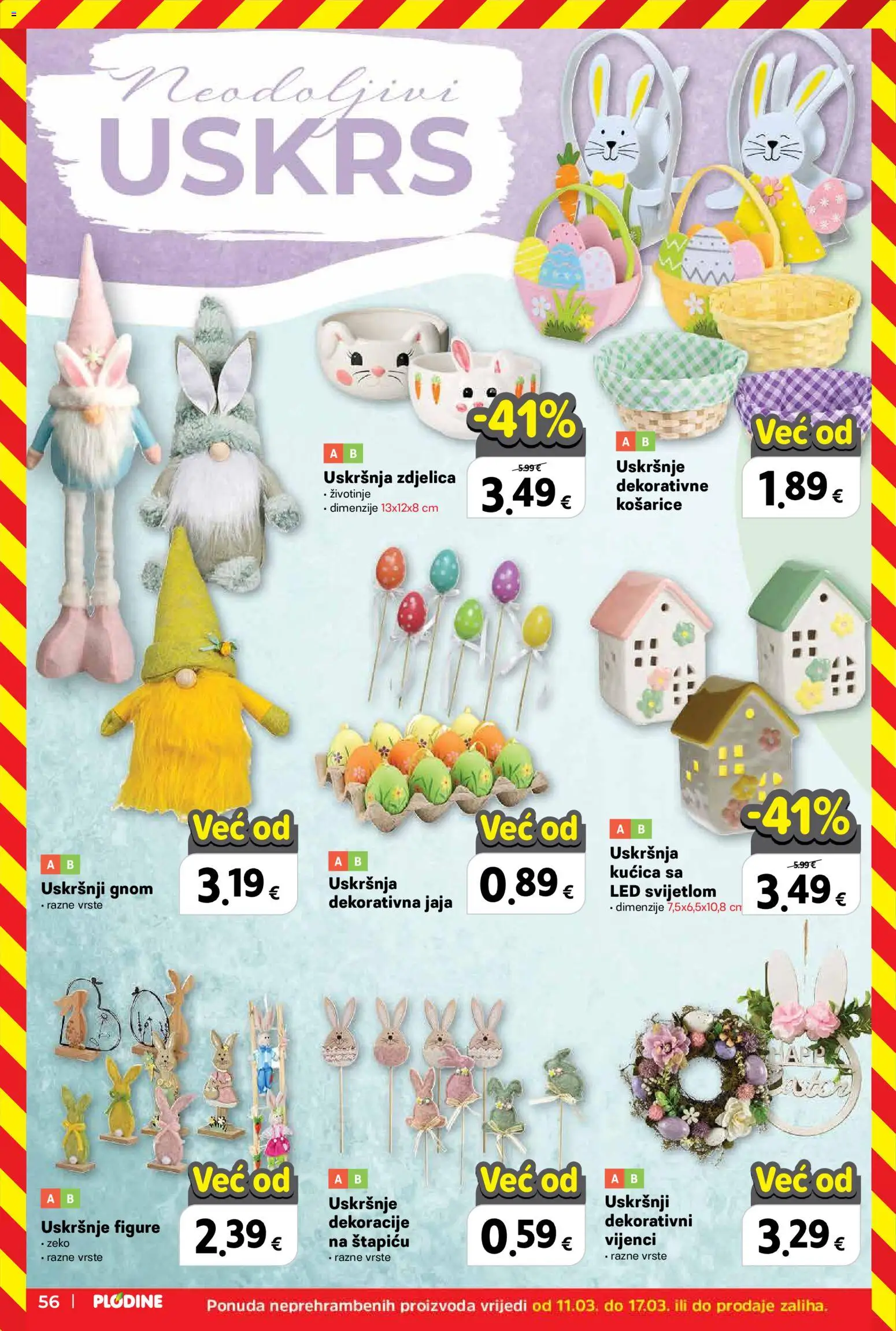 Plodine katalog | vrijedi od 11.03.2026 | Stranica: 56 | Proizvodi: Jaja
