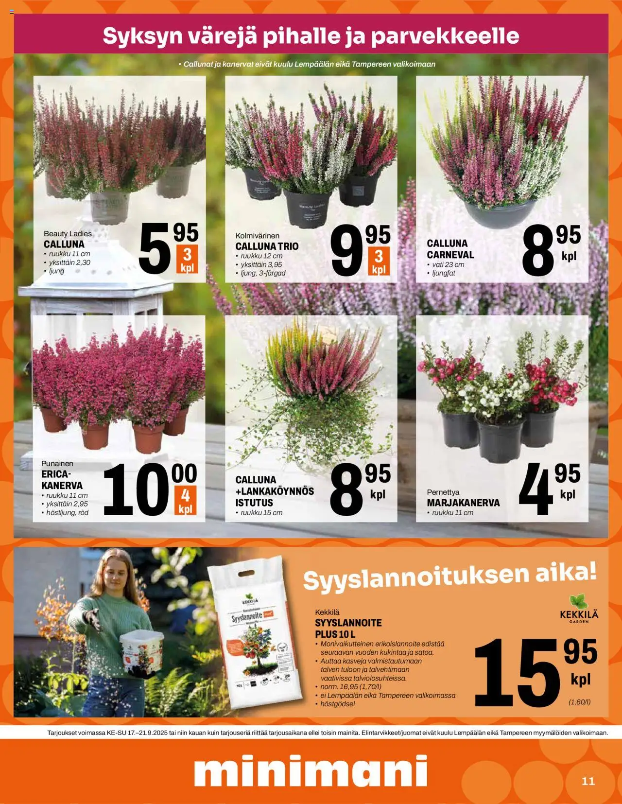 Minimani tarjoukset – voimassa 17.09.2025 alkaen | Sivu: 11