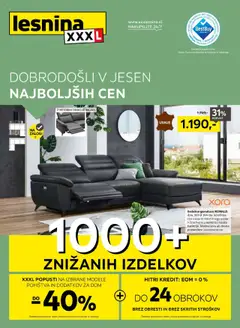 XXXL Lesnina katalog akcije – veljaven od 30.09.2025
