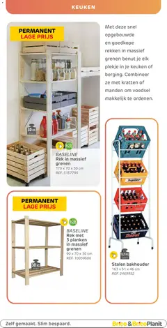 Brico - Onze opbergingcatalogus - Voorbeeld van een folder van Brico, geldig van 20.02.2026 | Pagina: 55 | Producten: Manden, Planken
