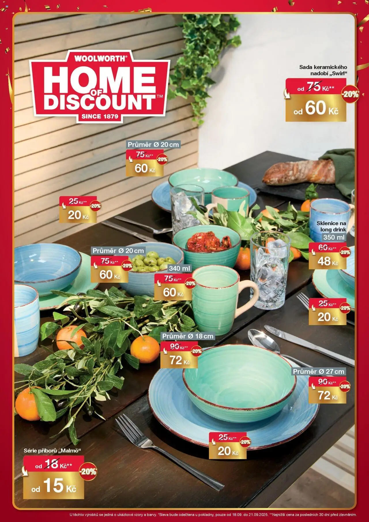 Woolworth leták - Zlín od 18.09.2025 - akční nabídka | Strana: 11 | Produkty: Nádobí, Sklenice