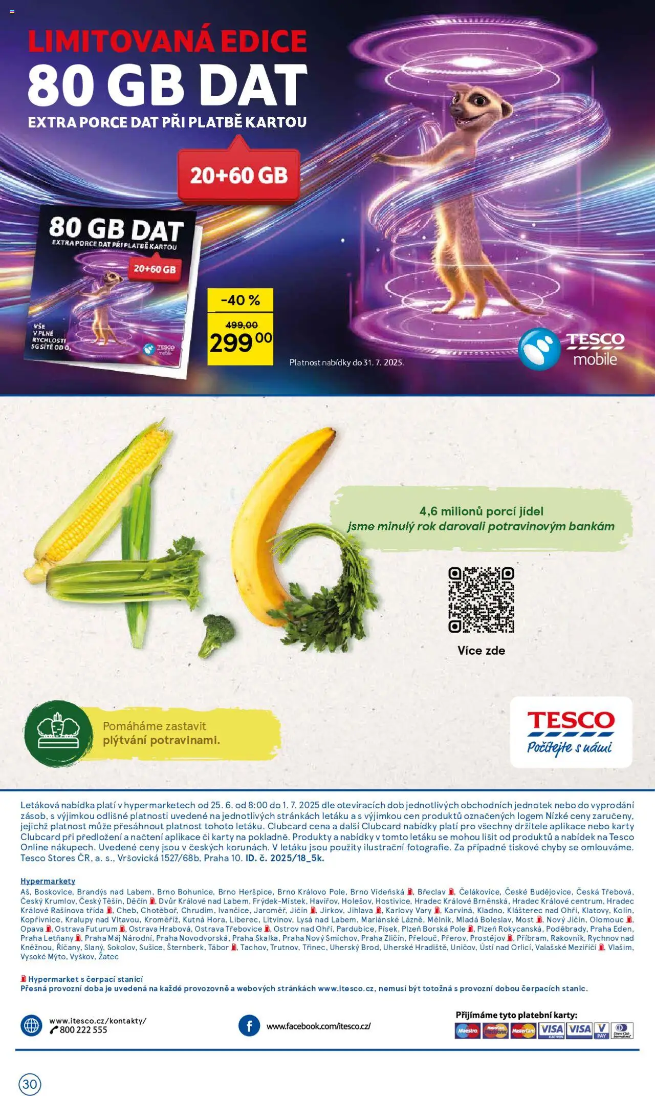 Tesco leták - Hypermarket od 25.06.2025 | Strana: 30 | Produkty: Mošt, Karty, Futurum