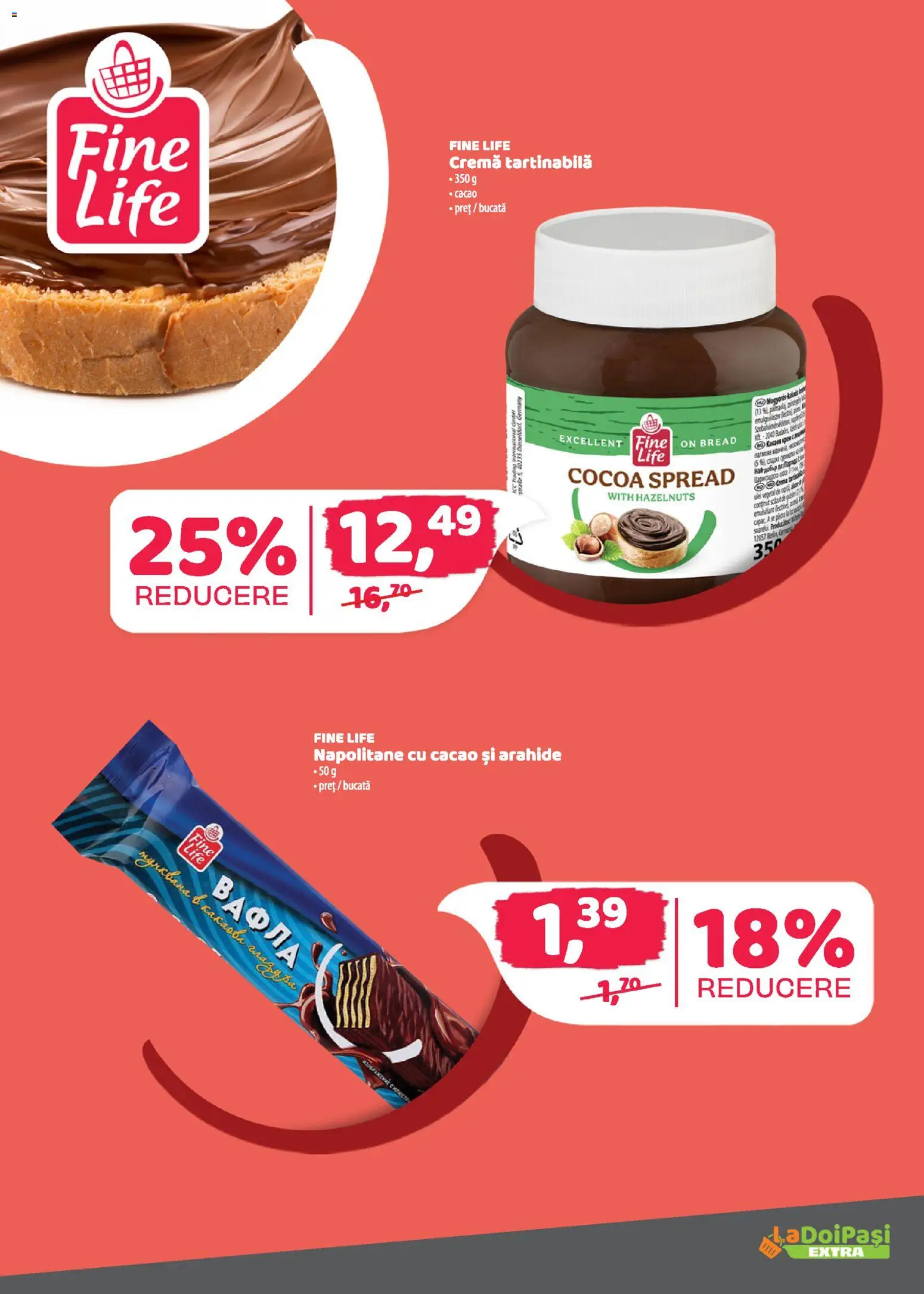 Noul catalog LaDoiPași – valabil de la 16.02.2026 | Pagină: 10 | Produse: Arahide, Napolitane, Cremă, Cremă tartinabilă