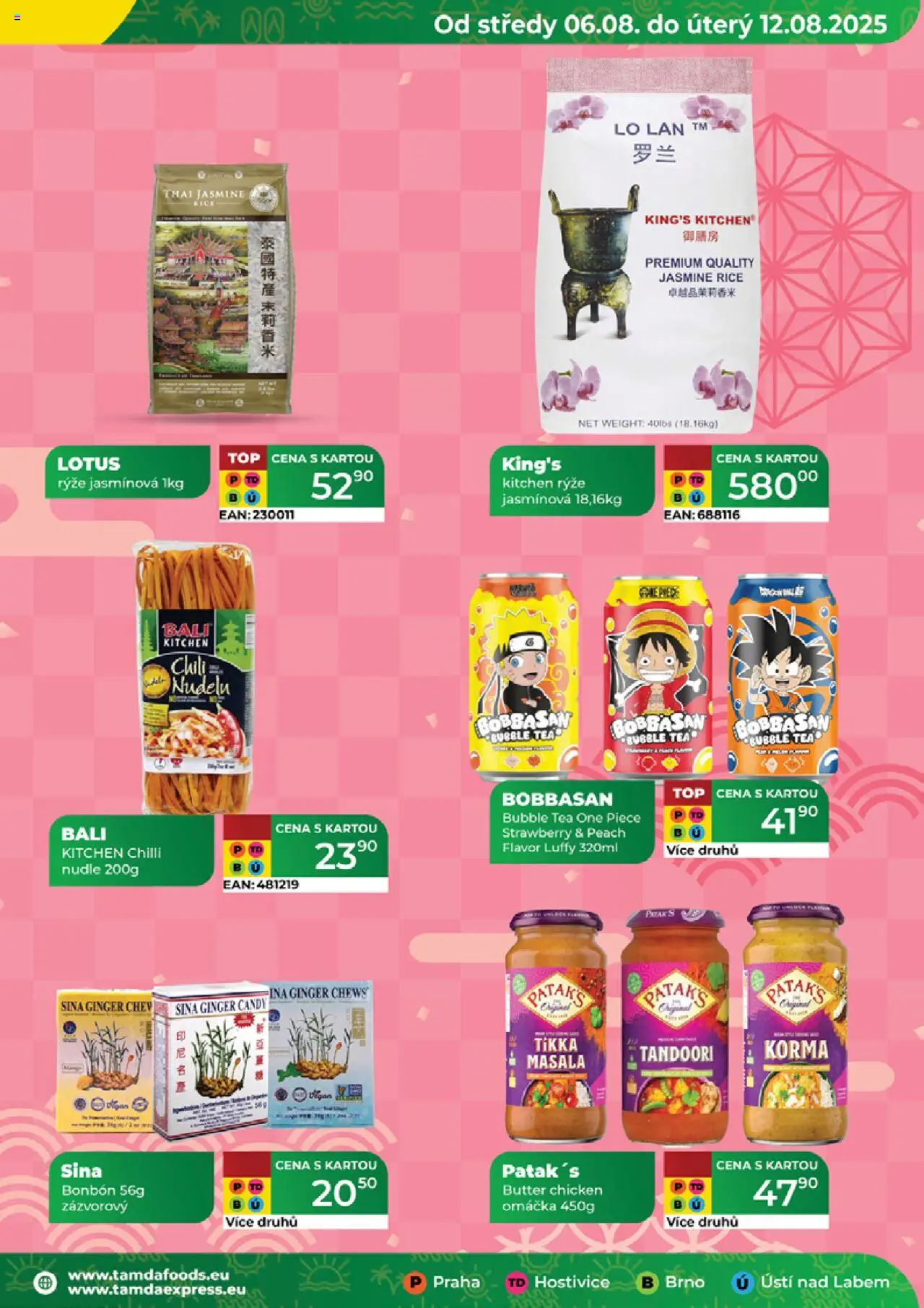 Tamda Foods leták od 06.08.2025 | Strana: 29 | Produkty: Rýže, Butter chicken, Nudle, Lotus