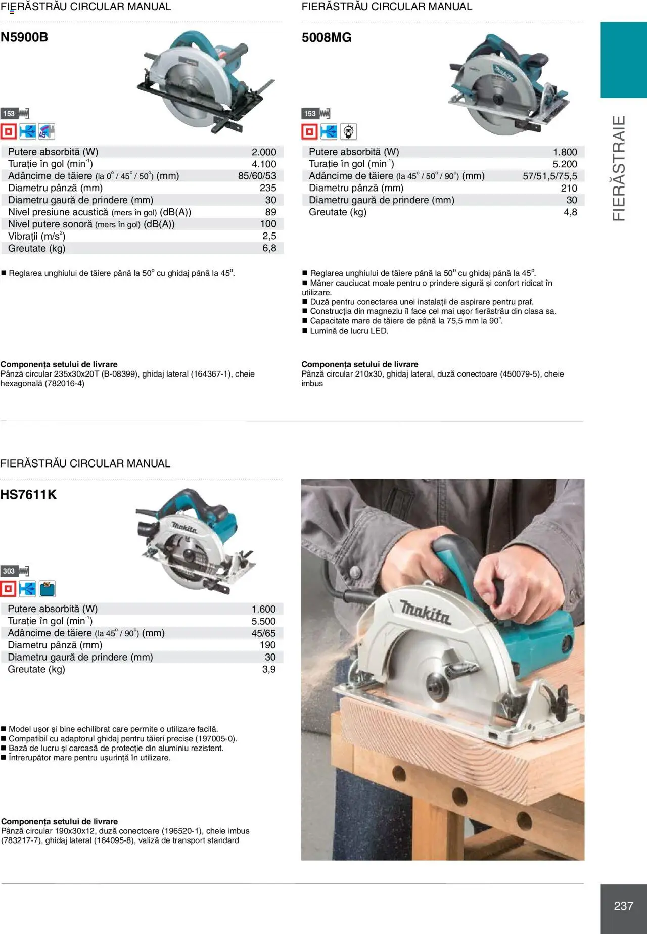 Noul catalog Makita – valabil de la 08.01.2025 | Pagină: 237 | Produse: Valiză, Carcasă, Mâner
