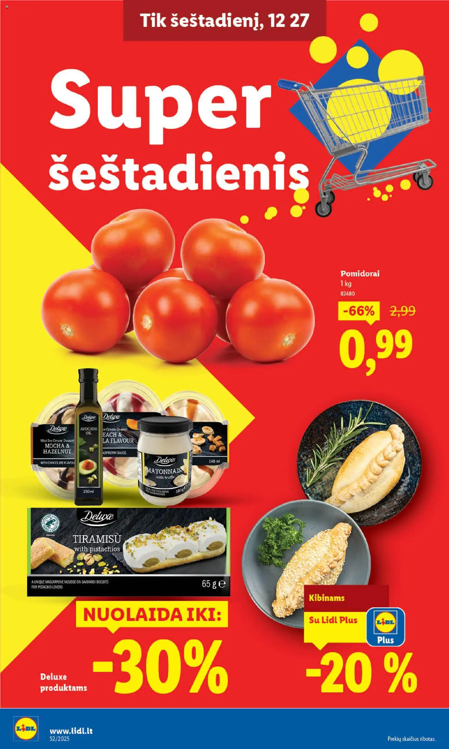 LIDL akcijos nuo 26.12.2025 | Puslapis: 2 | Prekių: Pomidorai