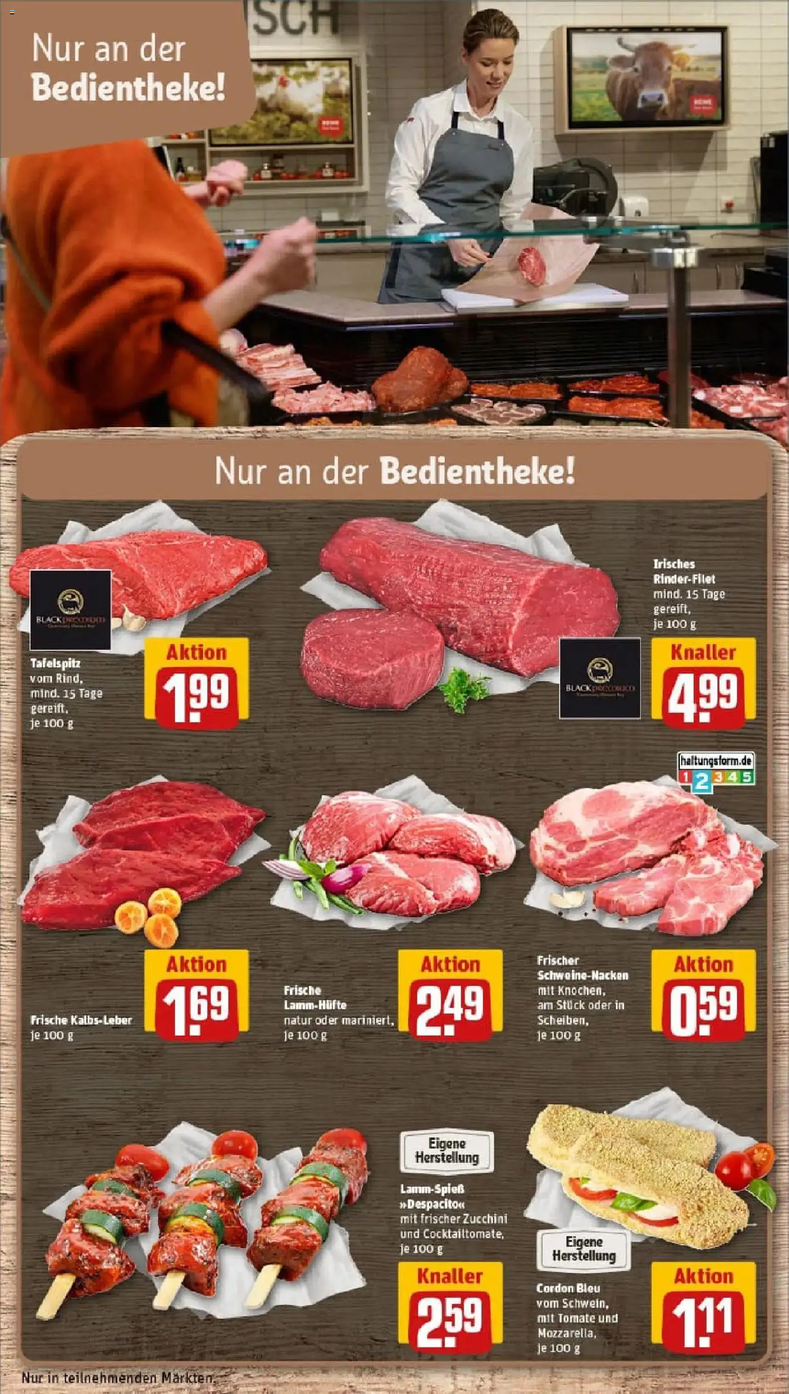 Rewe prospekt Berlin / Schöneberg	 – gültig ab 18.01.2026 | Seite: 12 | Produkte: Tafelspitz, Rinderfilet, Kalbsleber, Zucchini