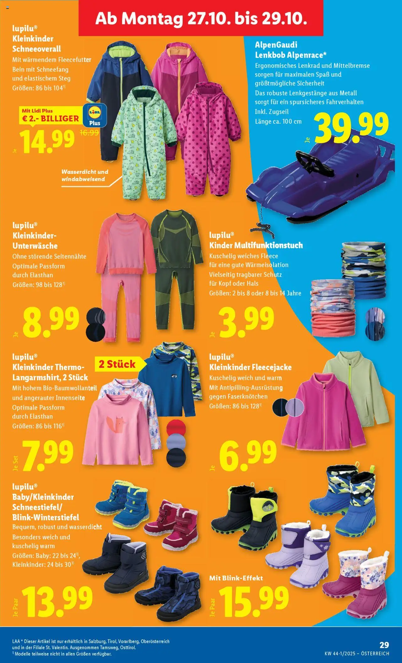Lidl Flugblatt - Altenmarkt im Pongau, St. Johann im Pongau, Zell am See gültig ab 23.10.2025 | Seite: 35 | Produkte: Unterwäsche
