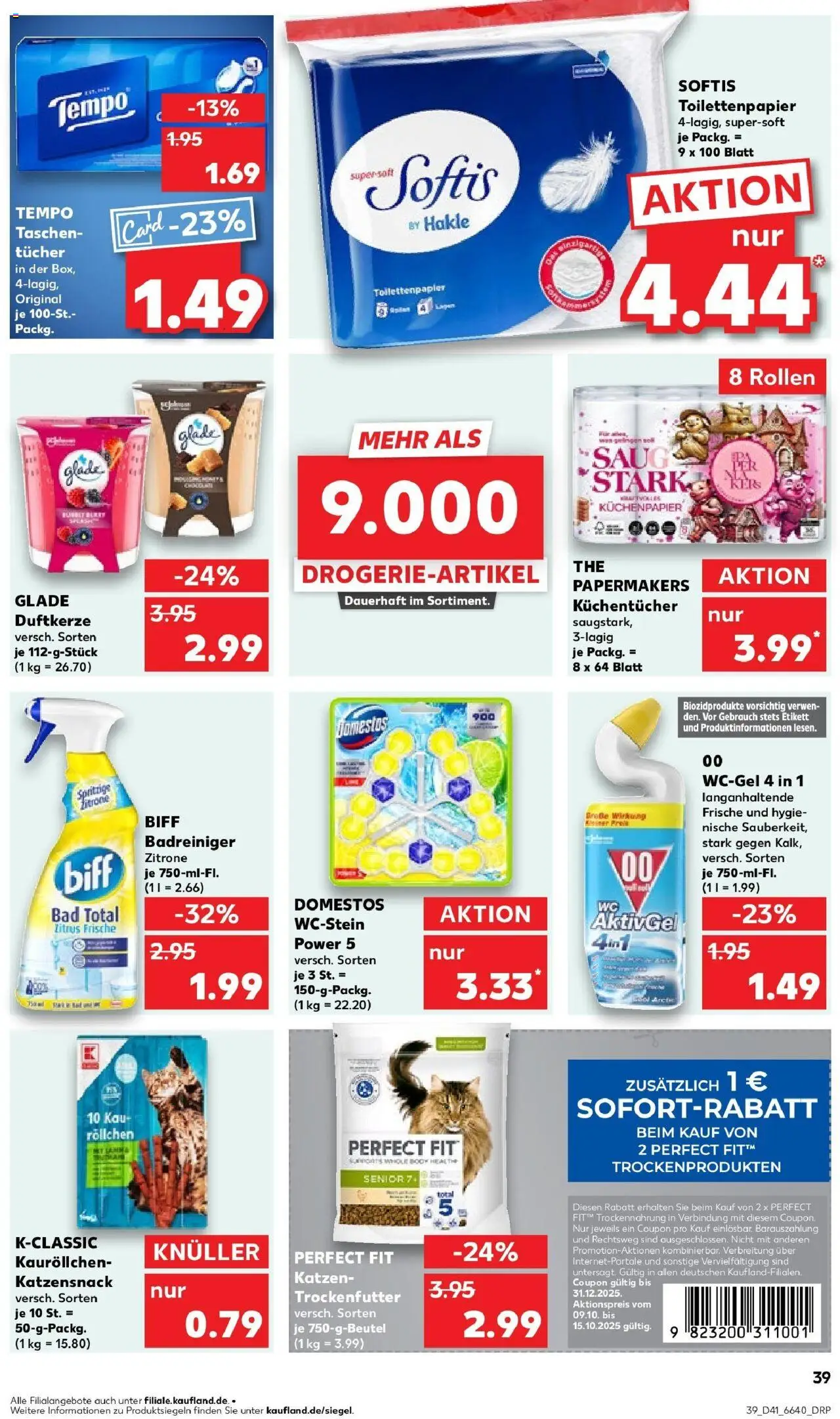 Kaufland prospekt Freising	 – gültig ab 09.10.2025 | Seite: 43 | Produkte: Bad, Tempo, Zitrone, Toilettenpapier