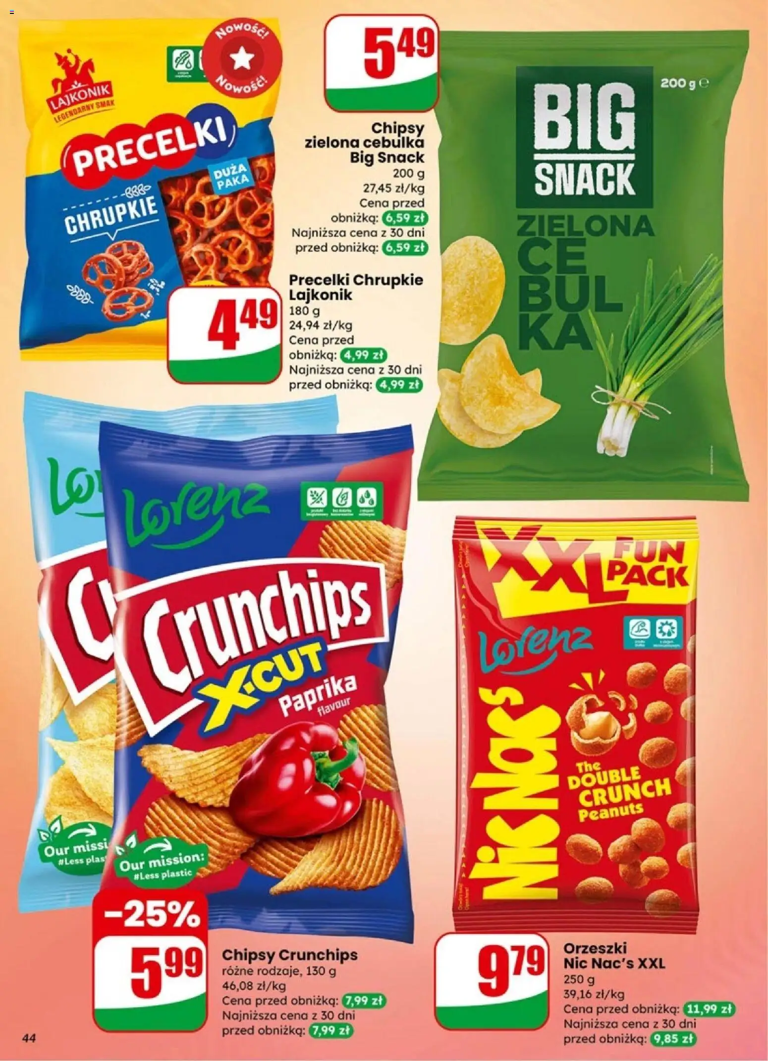 Dino Gazetka od 07.01.2026 | Strona: 44 | Produkty: Chipsy