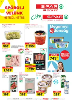 Spar Market Akciós újság - amely érvényes a következő dátumtól: 21.08.2025