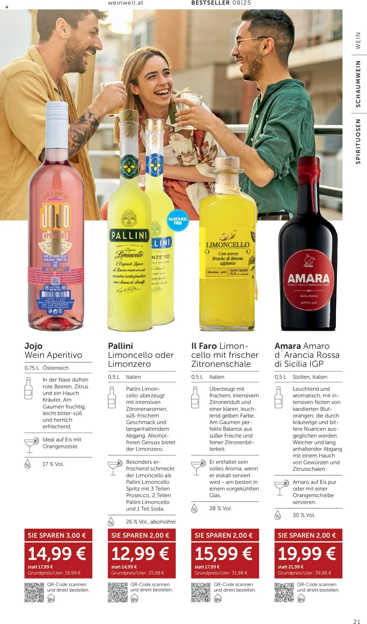Interspar Wein Welt gültig ab 24.07.2025 | Seite: 21 | Produkte: Eis, Wein