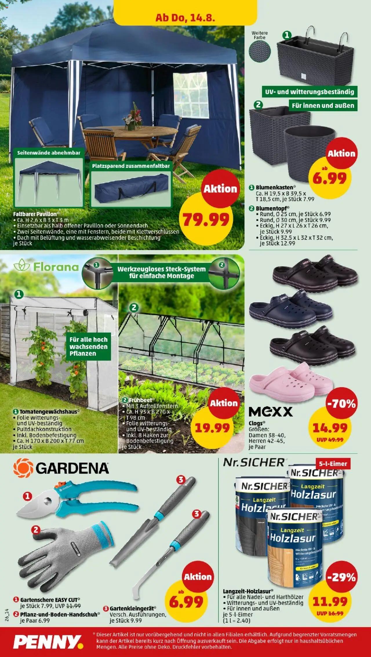 Penny - Baden-Württemberg - gültig ab dem 11.08.2025 | Seite: 26 | Produkte: Blumentopf