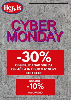 Hervis katalog akcije – veljaven od 01.12.2025