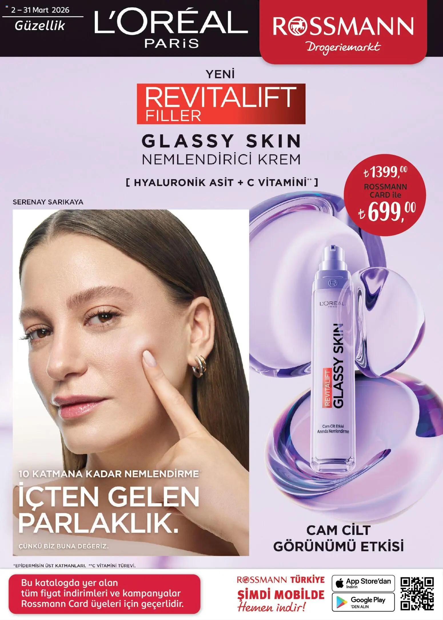 Rossmann İndirim - 02.03.2026 tarihinden itibaren geçerlidir | Sayfa: 1 | Ürünler: Krem