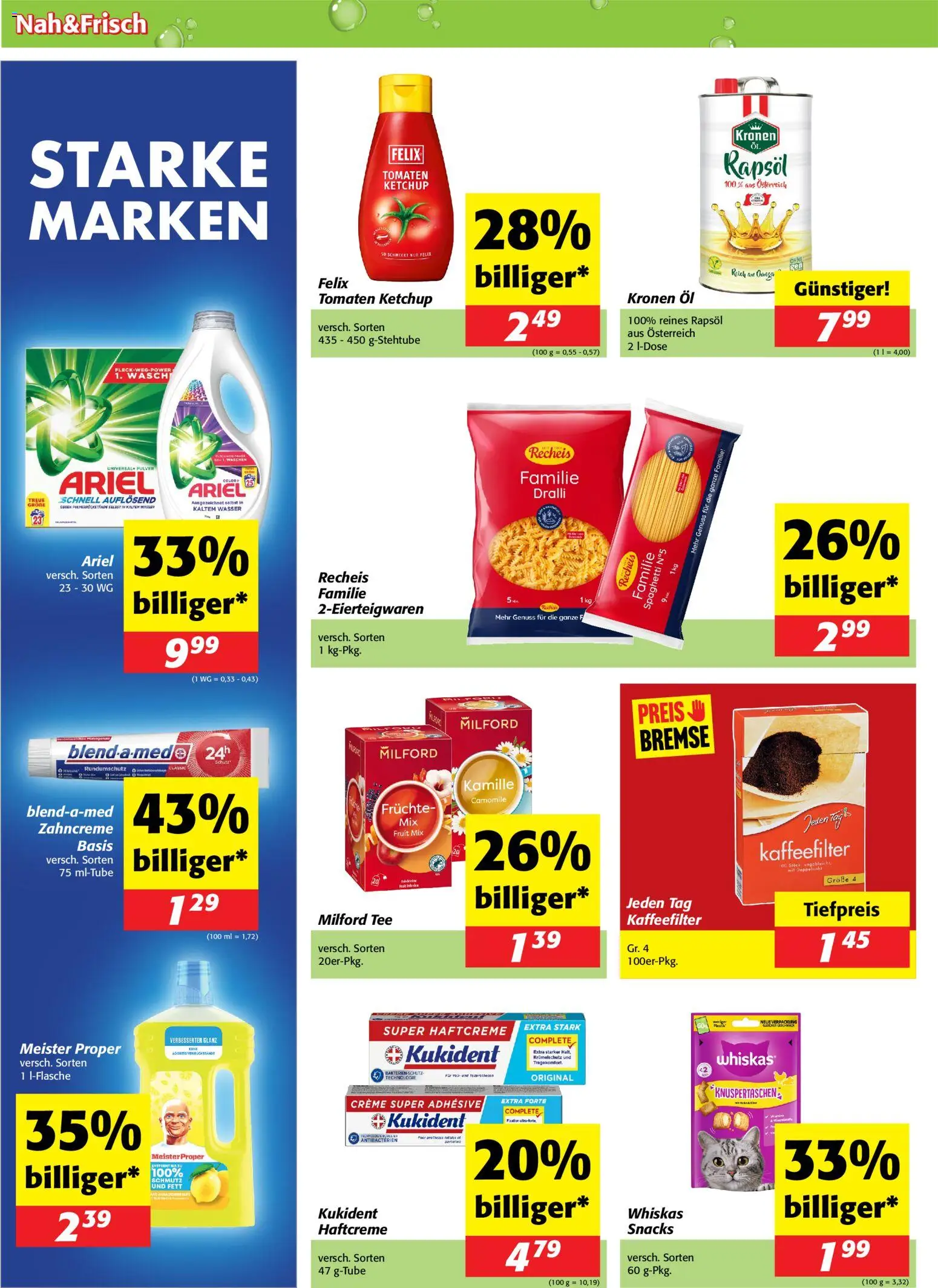 Nah und Frisch Flugblatt gültig ab 29.10.2025 | Seite: 6 | Produkte: Ketchup, Öl, Tomaten, Tee