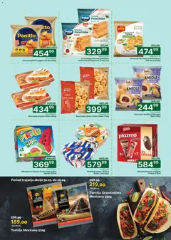 Univerexport katalog - pregled Univerexport kataloga - važi od 13.04.2026 | Strana: 11 | Proizvode: Tortilja, Sir, Knedle, Torta