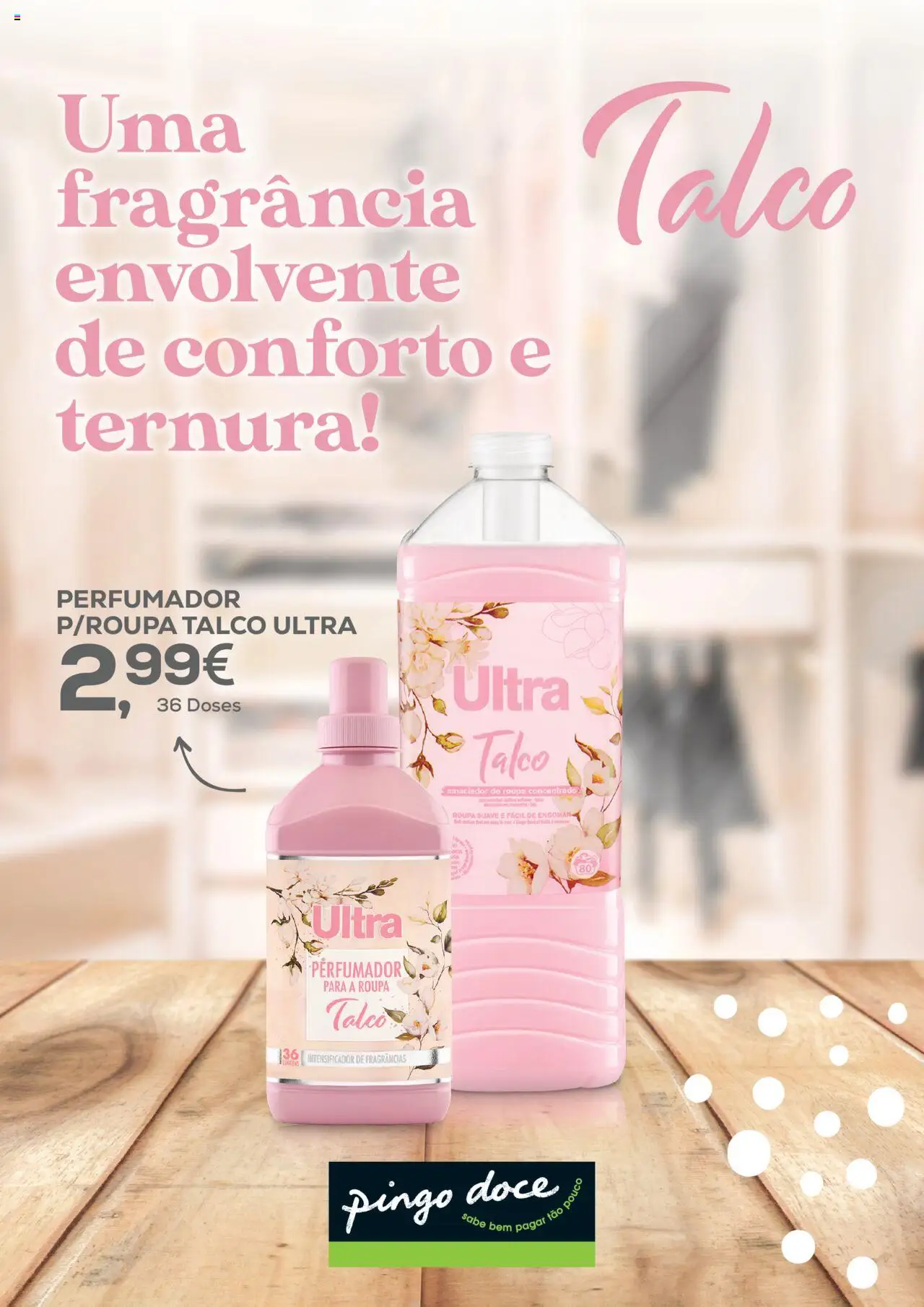 Pingo Doce Talco │ válido de 04.09.2024 | Página: 1 | Produtos: Fragrância, Amaciador de roupa