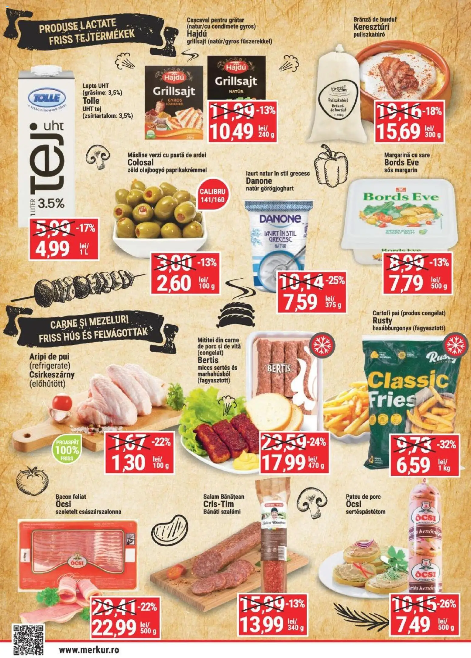 Noul catalog Merkur – valabil de la 30.04.2026 | Pagină: 2 | Produse: Hacıyatmaz Kedi Oyuncağı, Ardei, Brânză, Sare