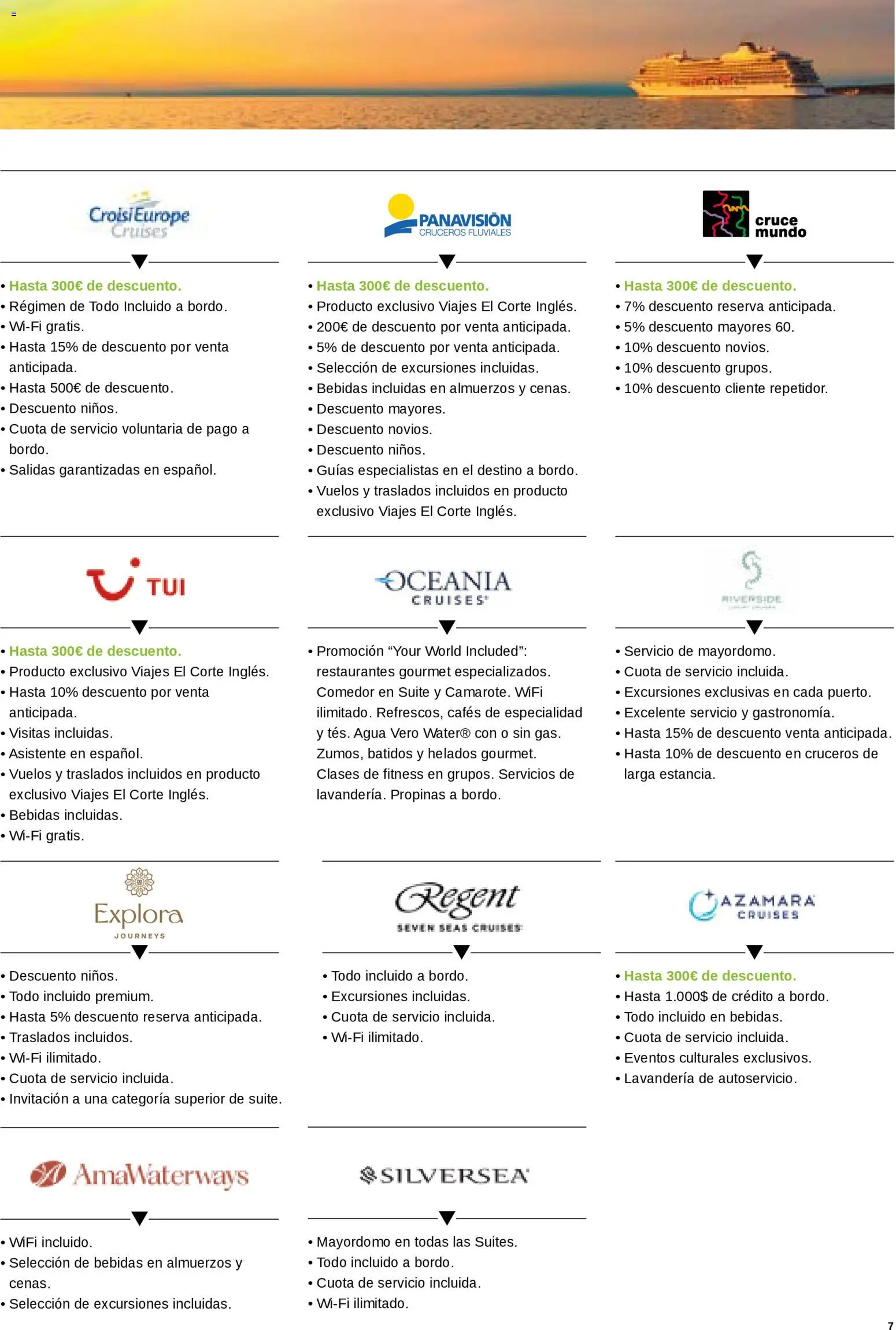 Viajes El Corte Inglés Semana del Crucero │ válido desde el 07.01.2026 | Página: 8