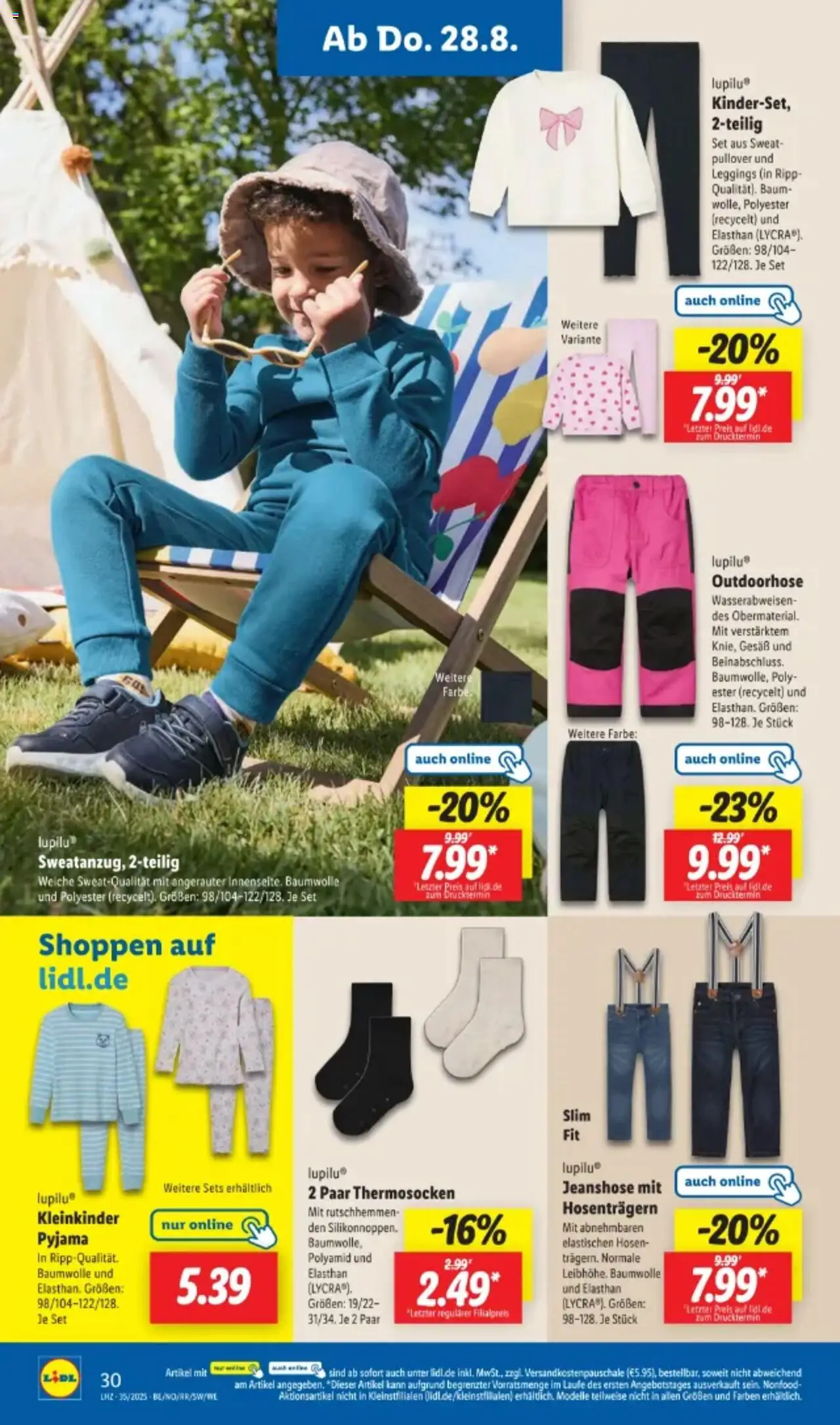 Lidl Prospekt 	 - gültig ab dem 25.08.2025 | Seite: 42 | Produkte: Pullover, Pyjama, Leggings