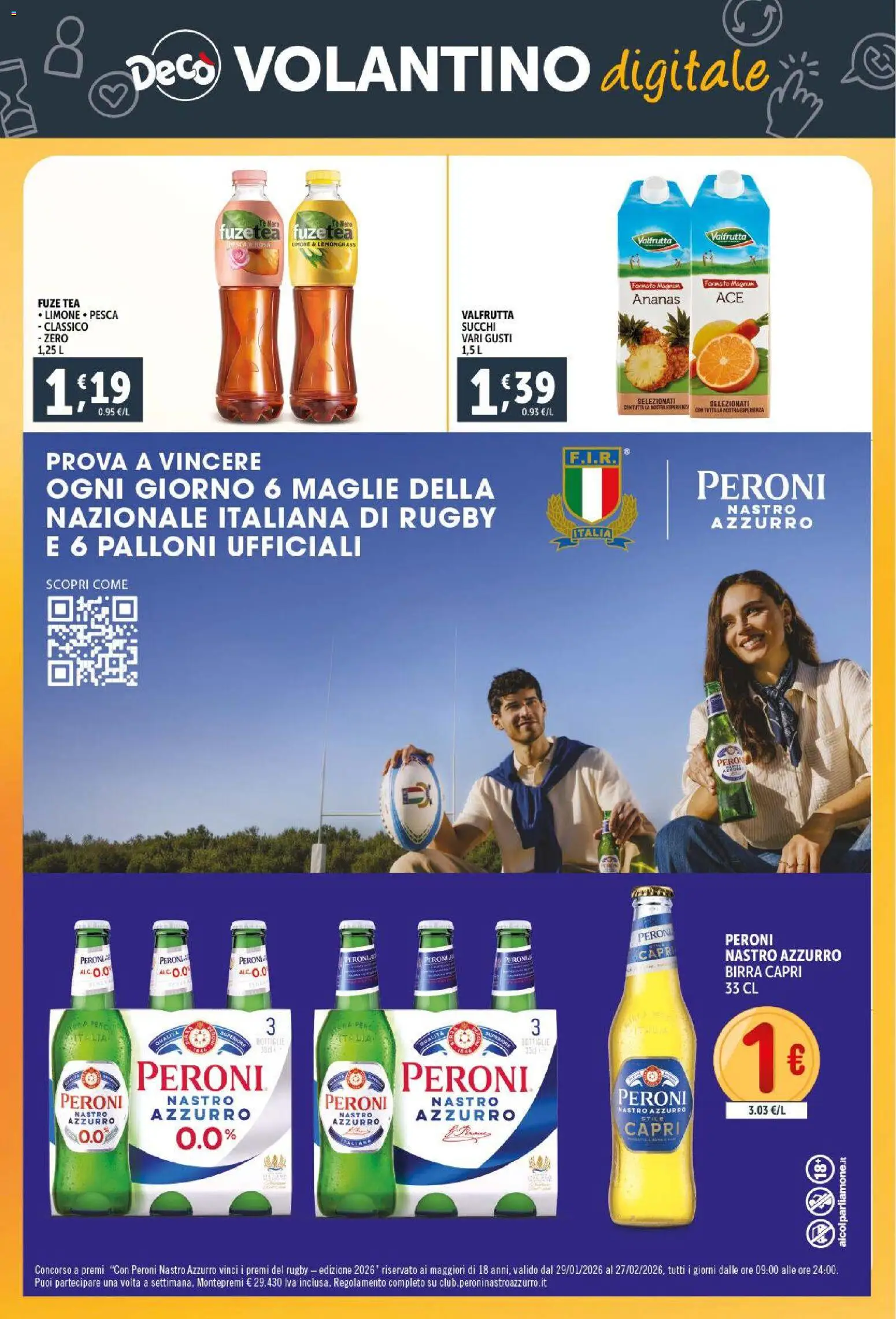 Volantino Decò del 11.02.2026 | Pagina: 30 | Prodotti: Birra, Tè, Limone, Ananas