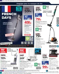 Carrefour - Prévisualisation de Carrefour catalogue french days faites entrer les bonnes affaires ! valide à partir de 30.09.2025 | Page: 12 | Produits: Sac, Serpillère, Aspirateur balai, Tapis