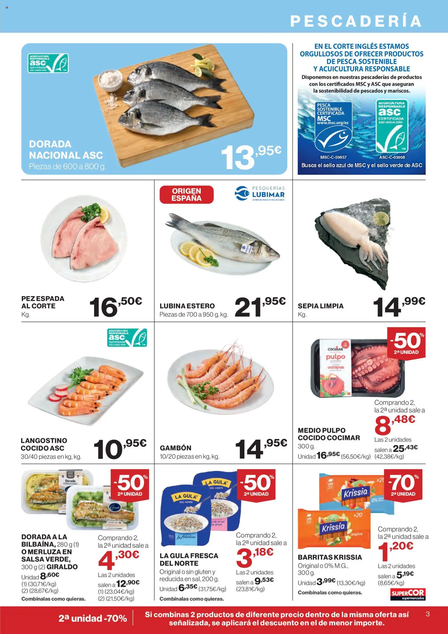 Supercor folleto │ válido desde el 09.04.2026 | Página: 3 | Productos: Langostino