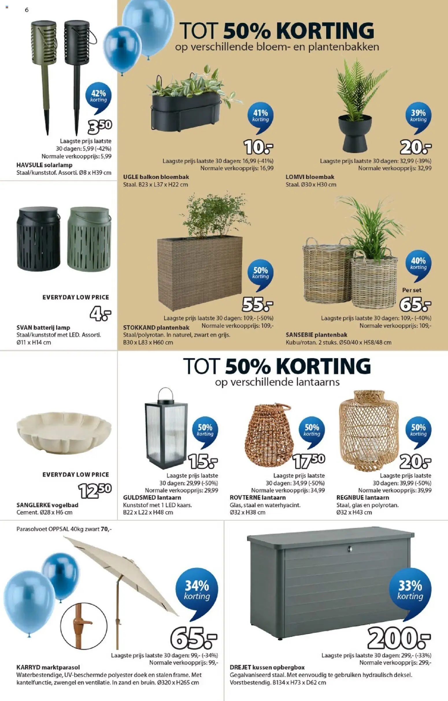 {H1} | Pagina: 6 | Producten: Lantaarn, Kussen, Batterij, Lamp