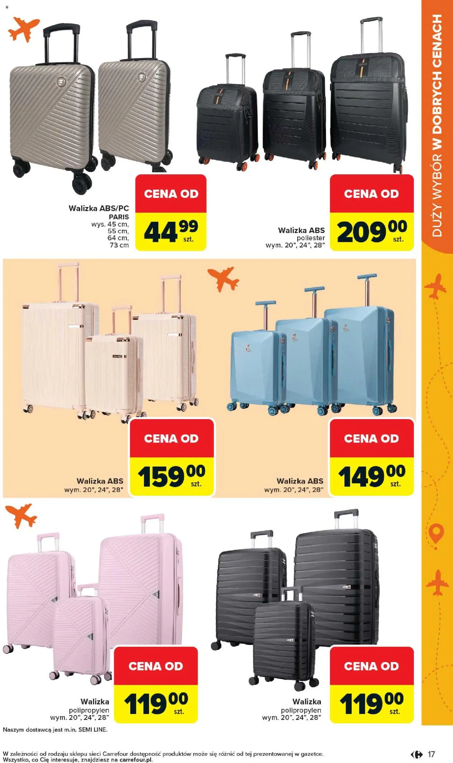 Carrefour gazetka - Łap super okazje od 27.04.2026 | Strona: 17 | Produkty: Walizka