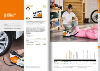 Pré-visualização Stihl folheto válido de 21.01.2025 | Página: 144 | Produtos: Adaptador, Base, Bateria, Compressor