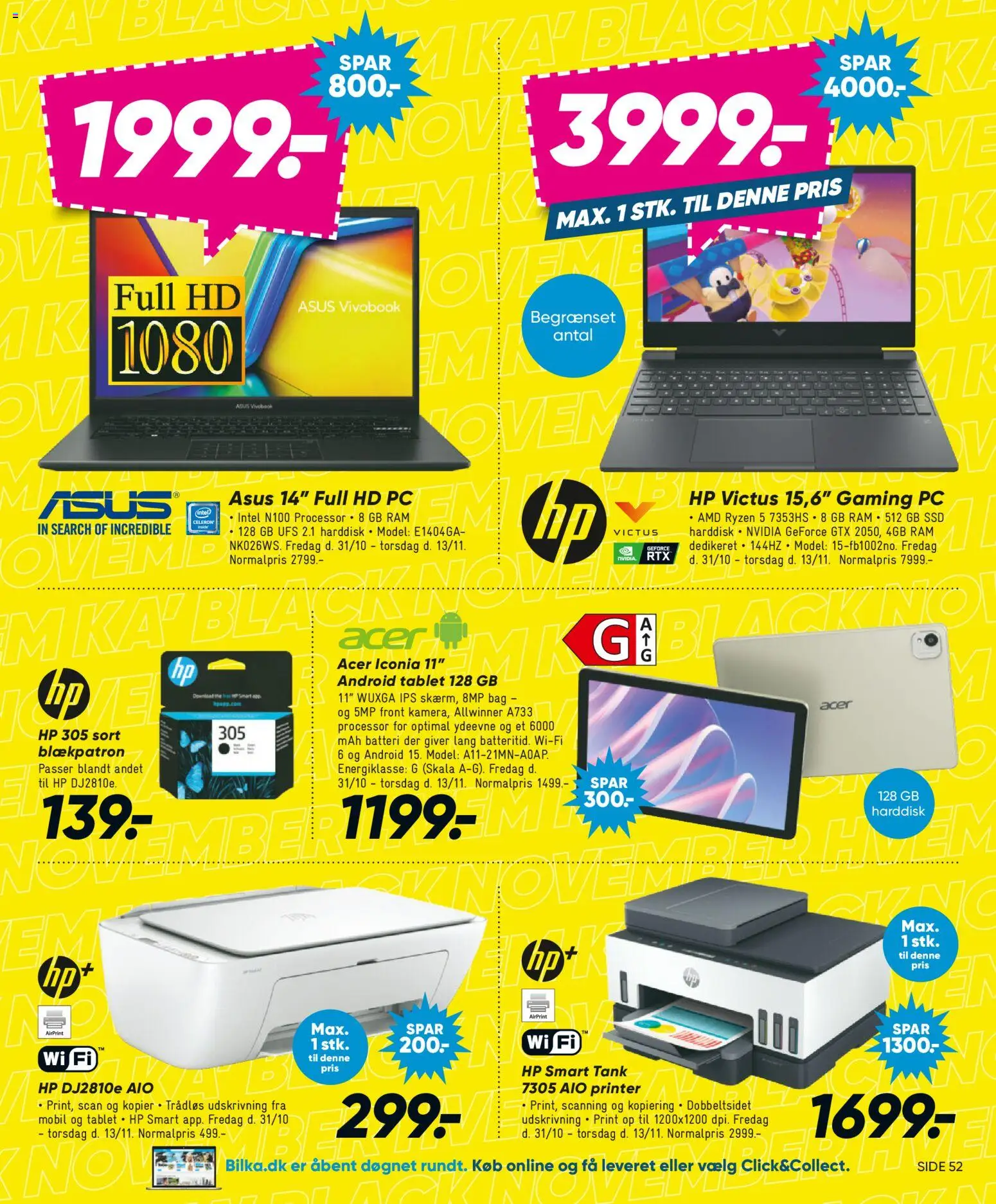 Bilka tilbudsavis – gyldig fra 31.10.2025 | Side: 28 | Produkter: Processor, PC, Gaming PC, SSD