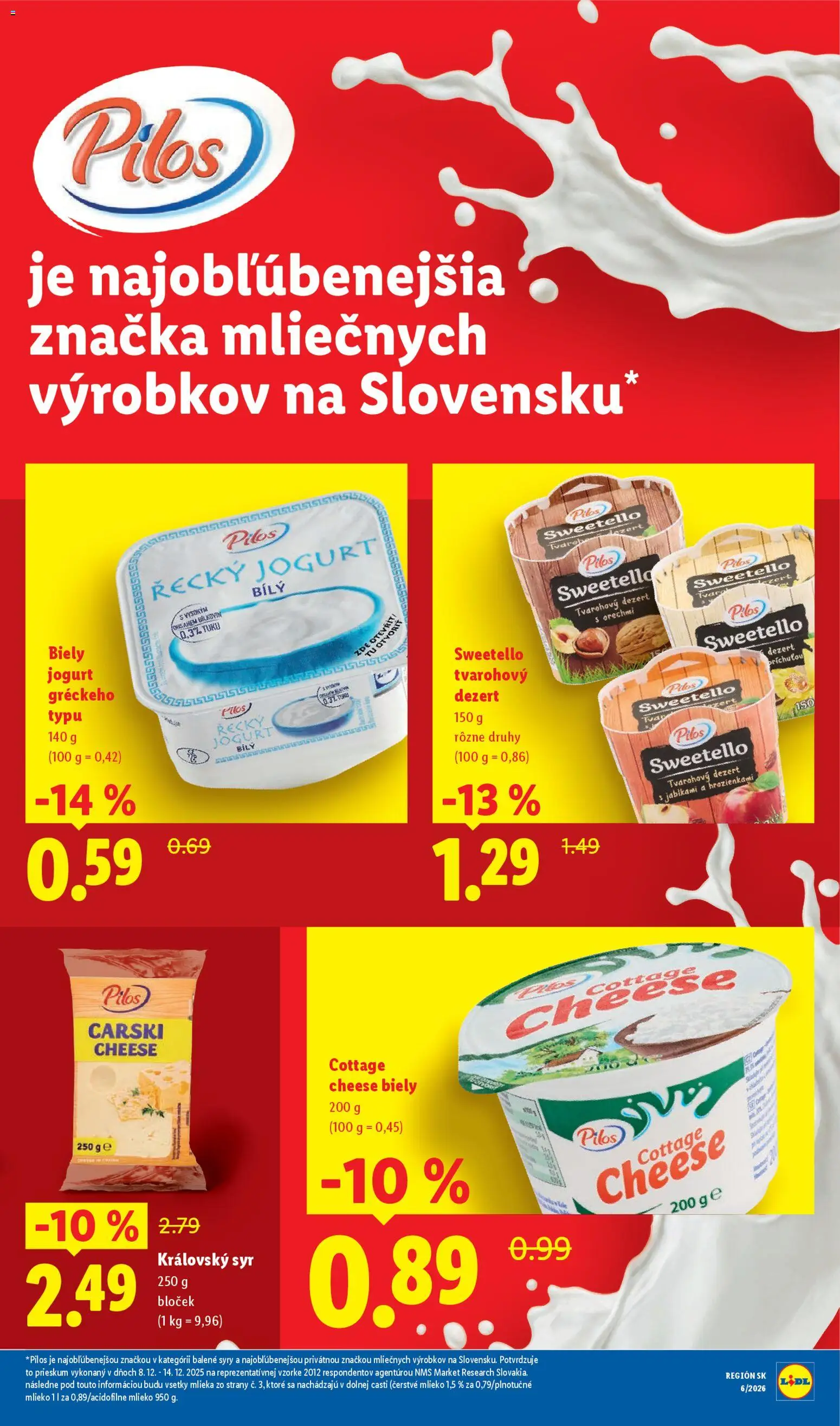 Nové Lidl akcie – leták je platný od 09.03.2026 | Strana: 11 | Produkty: Mlieko, Syr, Jogurt, Biely jogurt