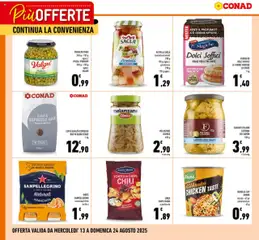 Anteprima del volantino Conad Più Offerte Campania catalogo valido a partire dal 13.08.2025