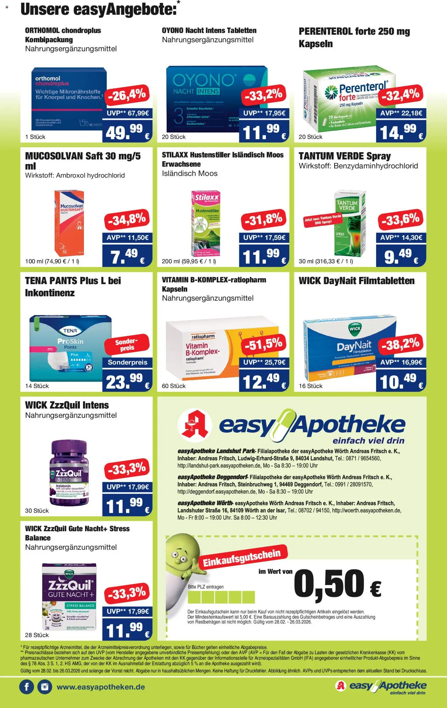Easy Apotheke Prospekt 	 – gültig ab 28.02.2026 | Seite: 5 | Produkte: Saft, Uhr