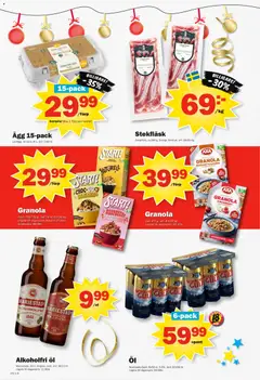 Pekås - erbjudanden - Förhandsvisning av reklamblad från butik Pekås aktuell från 15.12.2025 | Sida: 6 | Produkter: Ägg, Öl, Granola