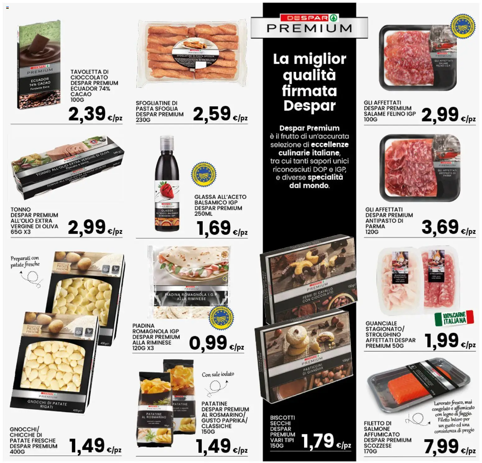 Volantino Interspar del 11.12.2025 | Pagina: 23 | Prodotti: Cioccolato, Biscotti, Sale, Aceto