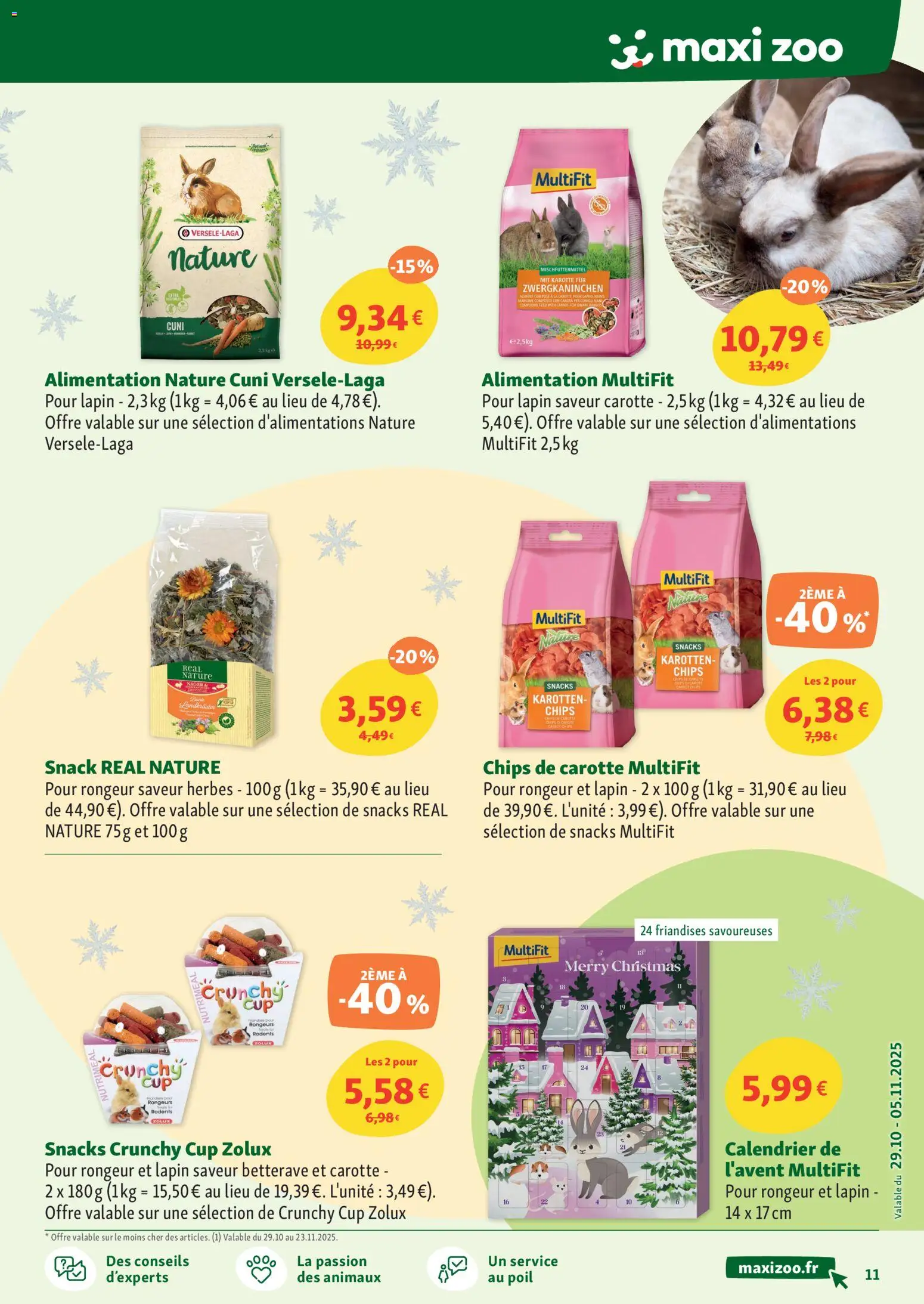 {H1} | Page: 11 | Produits: Betterave, Calendrier, Lapin, Baskets