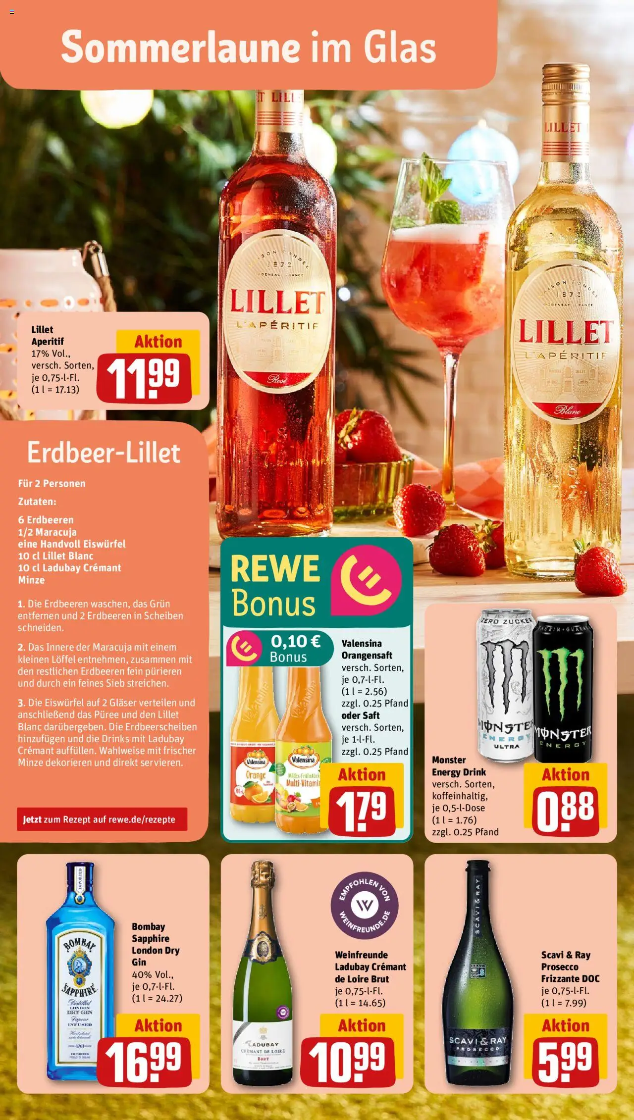 Rewe ihr Kaufpark Prospekt 	 - gültig ab dem 28.07.2025 | Seite: 18 | Produkte: Energy, Orangensaft, Prosecco, Gin