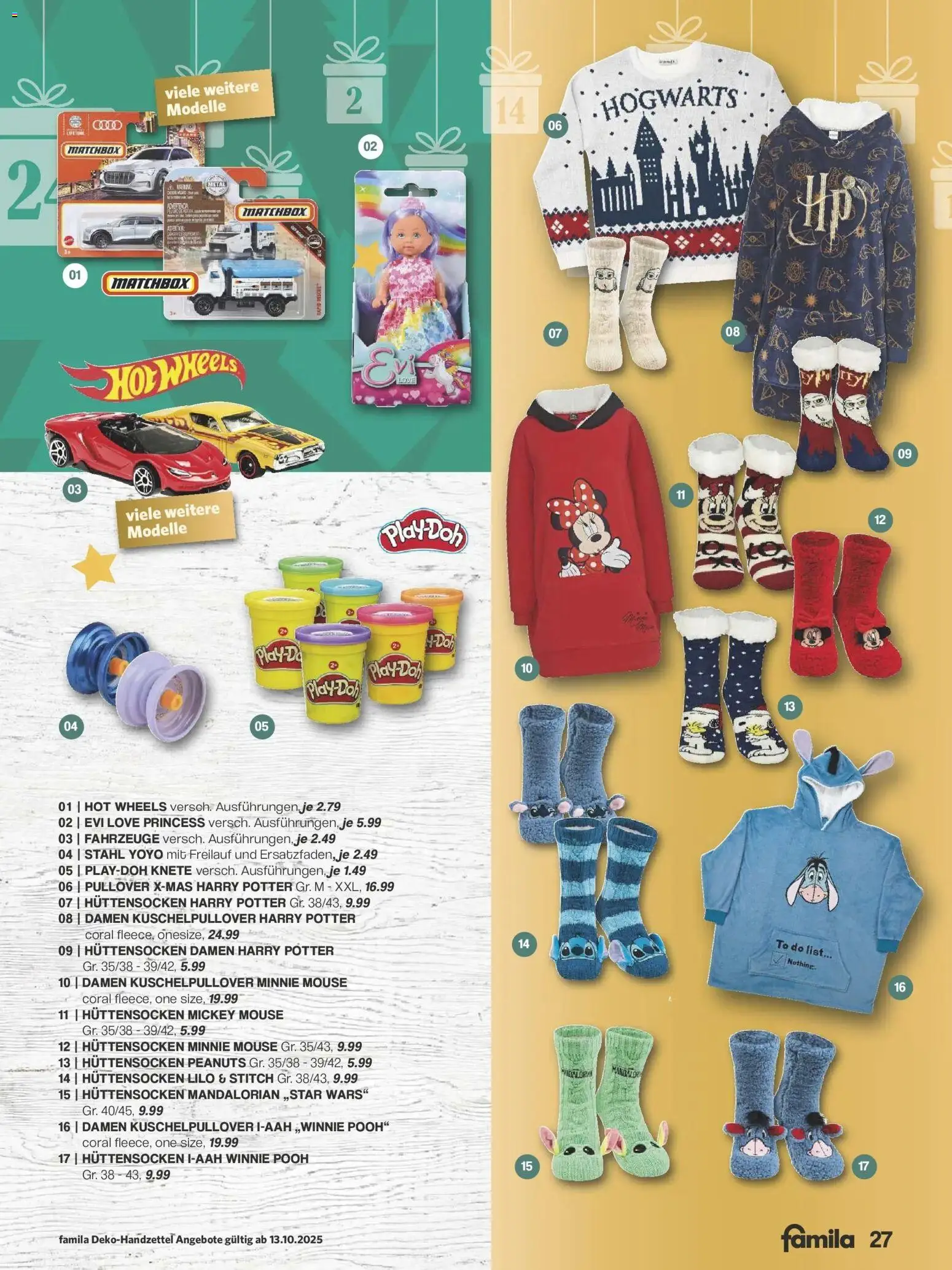 Famila Nordwest - Famila: Weihnachtsdeko – gültig ab 12.10.2025 | Seite: 27 | Produkte: Coral, Pullover