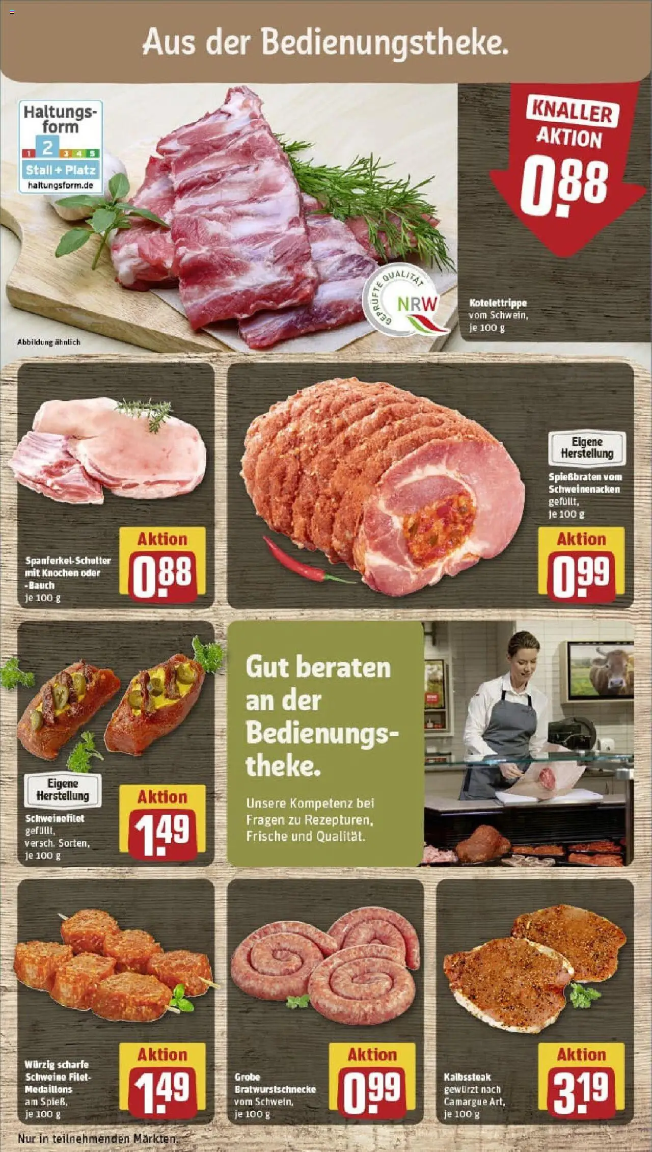 Rewe prospekt Oerlinghausen	 - gültig ab dem 06.07.2025 | Seite: 10 | Produkte: Schweinenacken, Schweinefilet