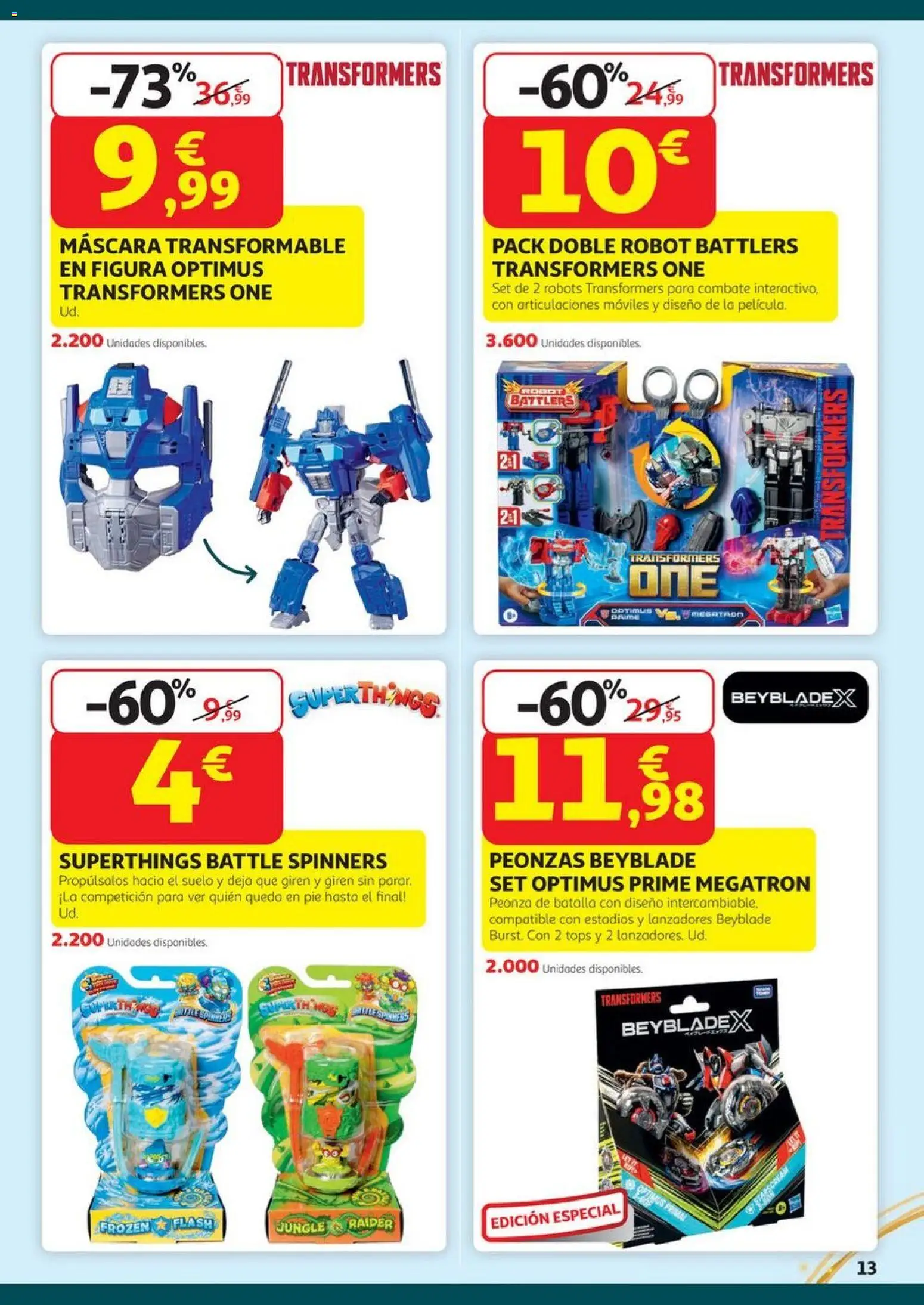 Alcampo - HG Juguetes  │ válido desde el 23.10.2025 | Página: 13 | Productos: Máscara, Robot