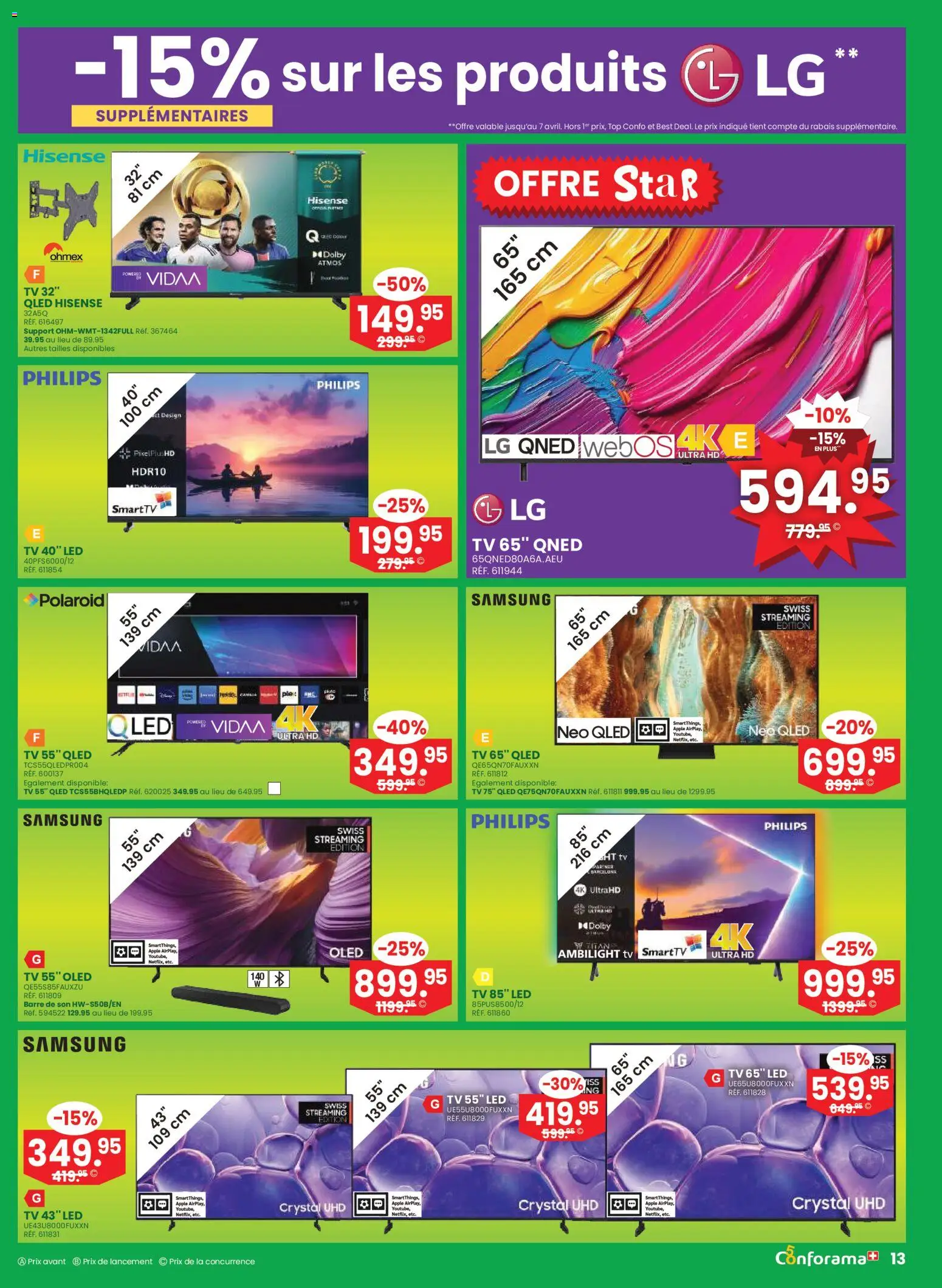 Conforama aktionen Printemps FR – gültig ab 01.04.2026 | Seite: 13