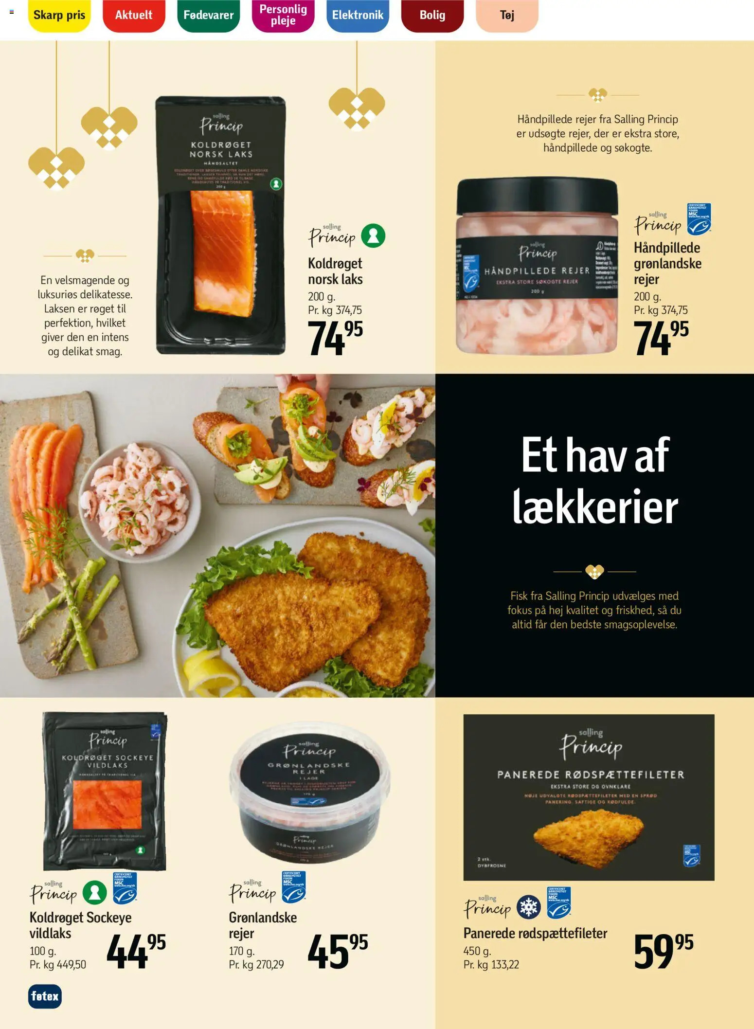 Føtex tilbudsavis – gyldig fra 14.11.2025 | Side: 4 | Produkter: Fisk, Rejer