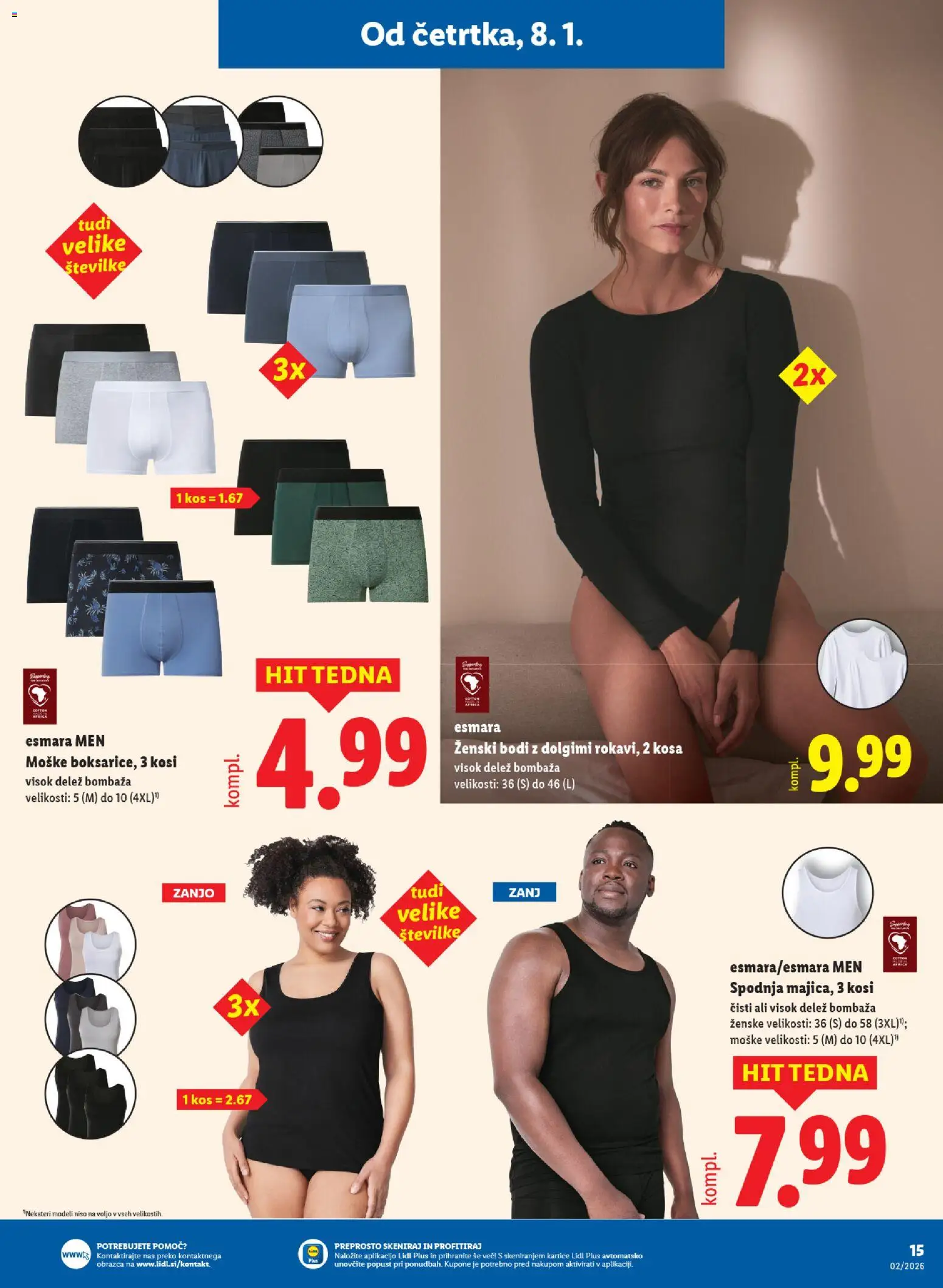 Novi Lidl katalog ponudbe – veljaven od 08.01.2026 | Stran: 21 | Izdelki: Kos