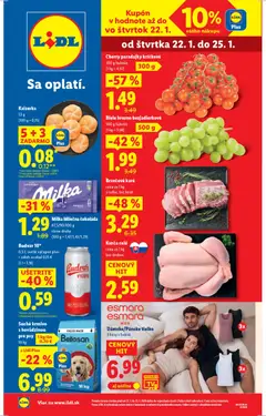 Lidl leták platný od 22.01.2026
